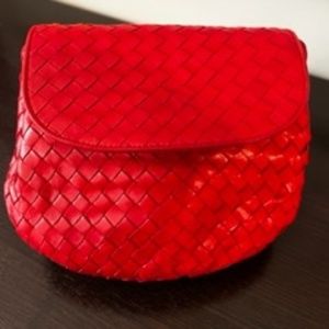 Authentic Bottega Veneta vintage woven cross body bag